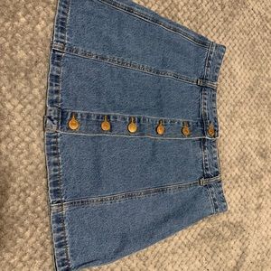 Blue Jean mini skirt - Forever 21
